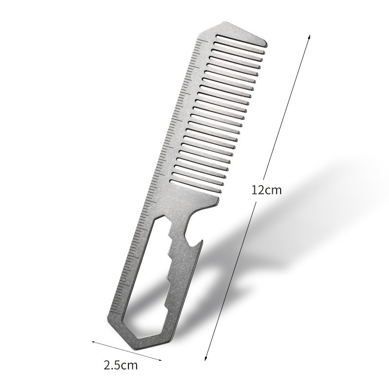 Comb Pocket Titanium - Новая многофункциональная расческа из титанового сплава