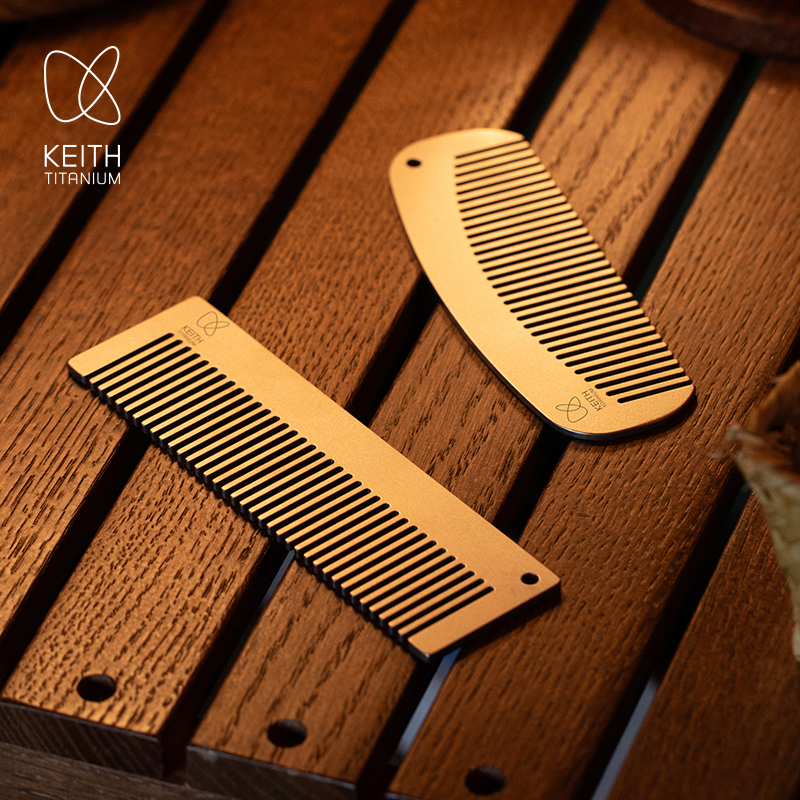 Comb Pocket Titanium - KEITH Титановый расческа для здоровых волос