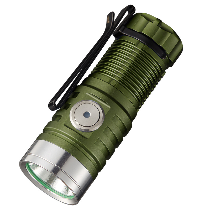 Edc Day Carry - Мини-яркий USB перезаряжаемый светодиодный тактический фонарик