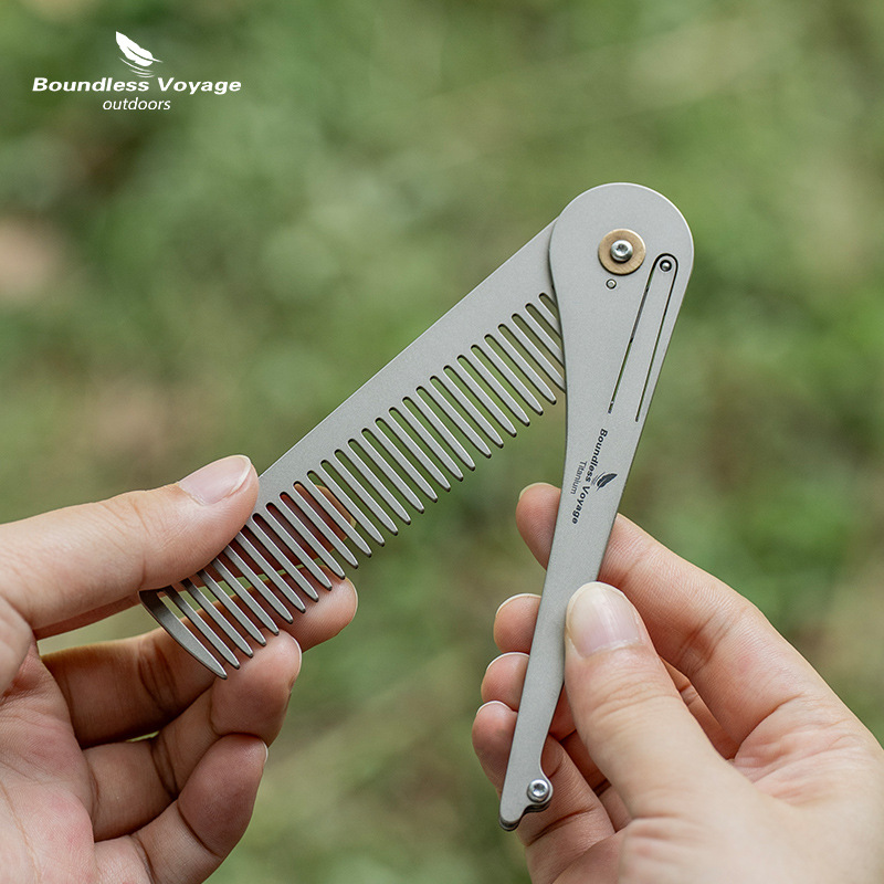 Comb Pocket Titanium - Новая складная расческа из чистого титана: