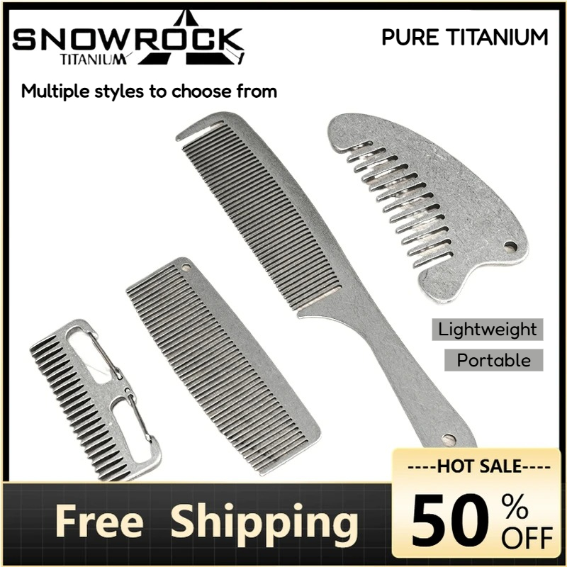 Расческа-полумесяц SNOWROCK из – обзор и цена Comb Pocket Titanium