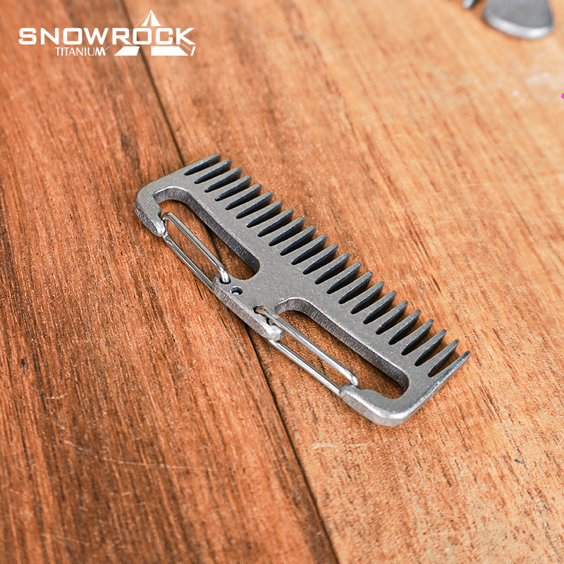 Расческа-полумесяц SNOWROCK из – обзор и цена Comb Pocket Titanium