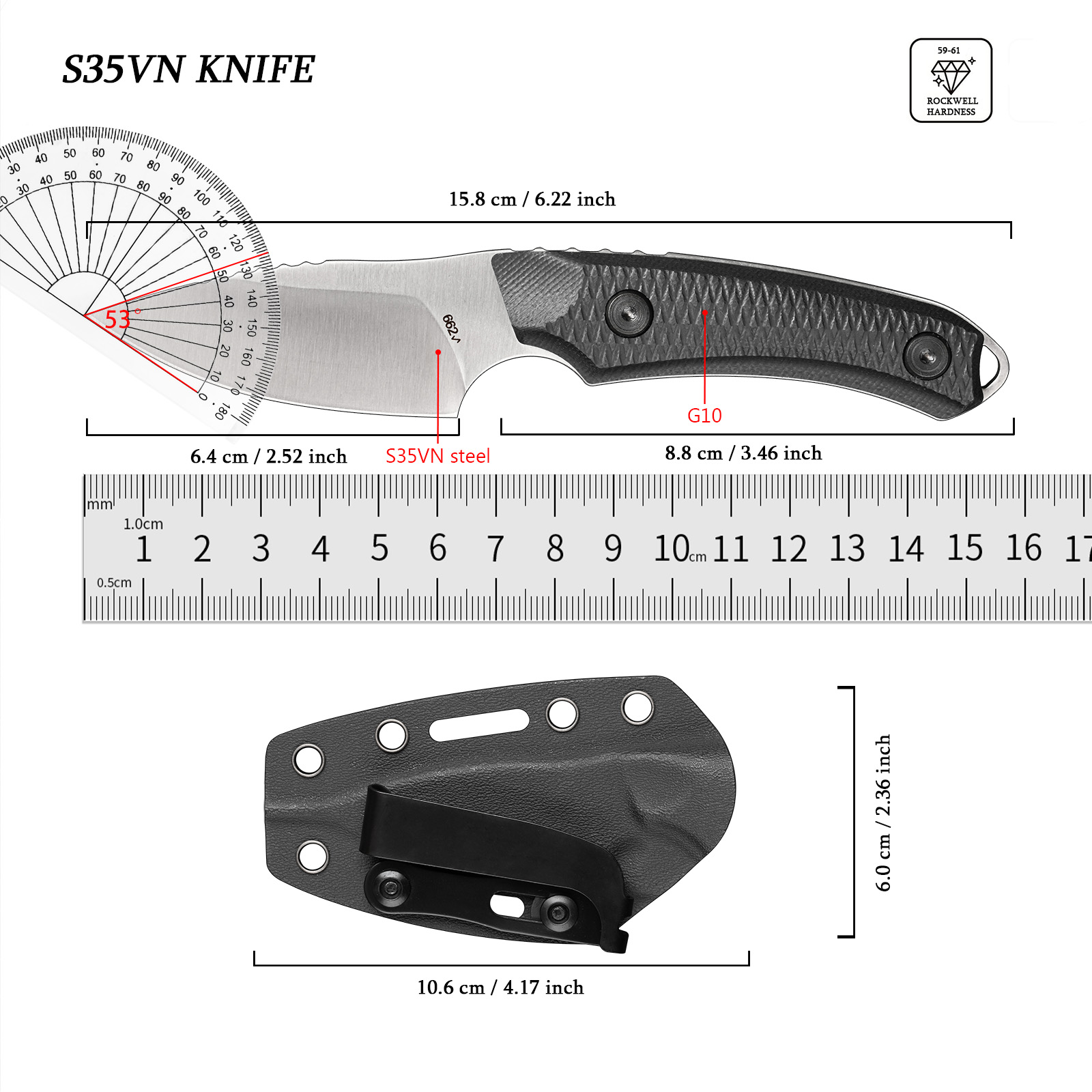 Многофункциональный портативны – обзор и цена Edc Carry Fixed Blade Knife