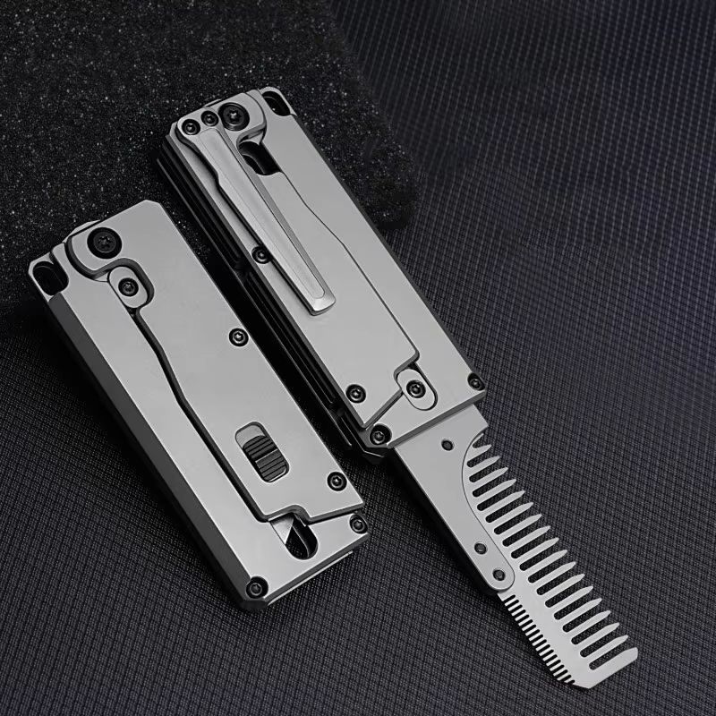 Складная расческа из титановог – обзор и цена Comb Pocket Titanium