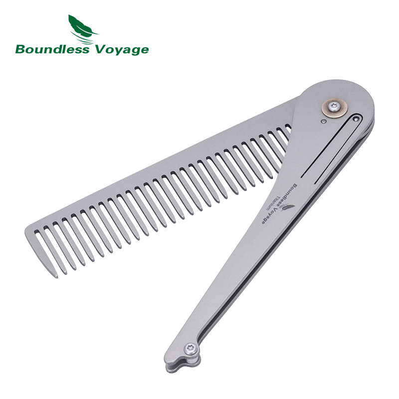 Титановая складная расческа Bo – обзор и цена Comb Pocket Titanium