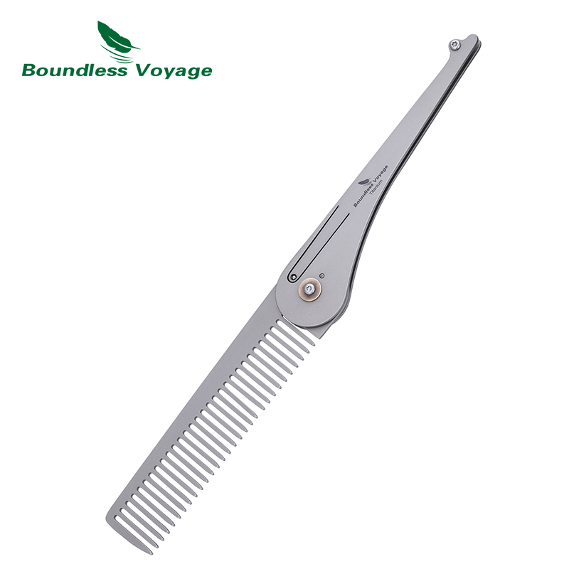 Титановая складная расческа Bo – обзор и цена Comb Pocket Titanium