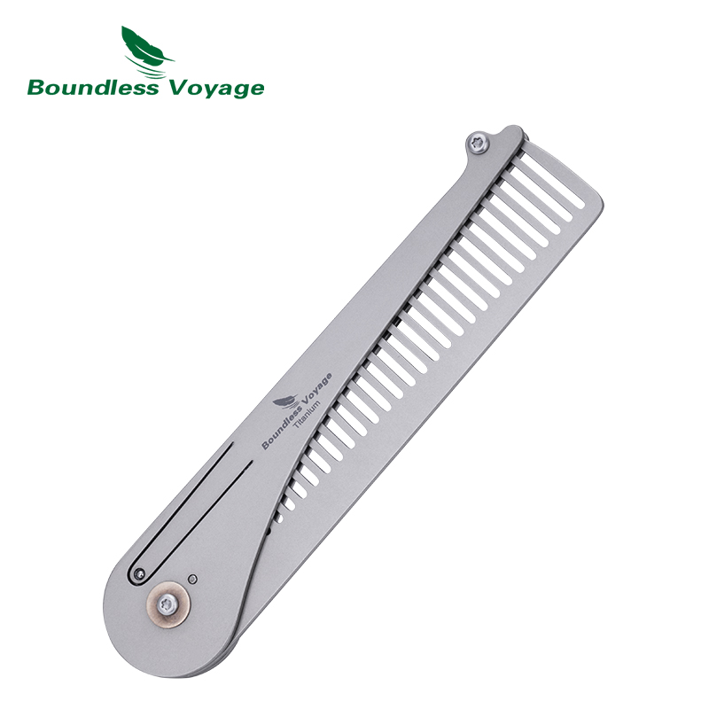 Титановая складная расческа Bo – обзор и цена Comb Pocket Titanium