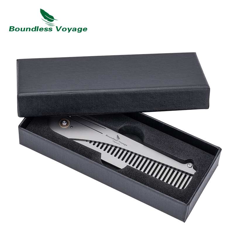 Титановая складная расческа Bo – обзор и цена Comb Pocket Titanium